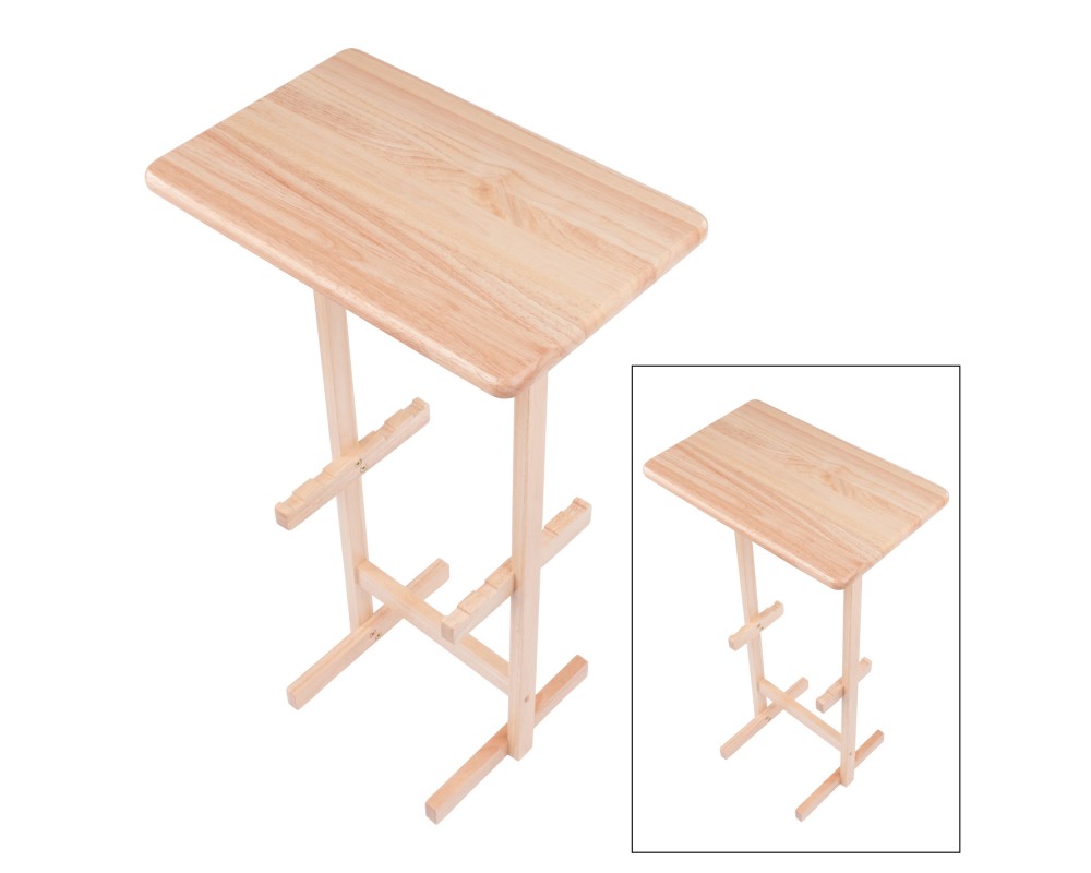 Riley Snack Table Rack, Natural