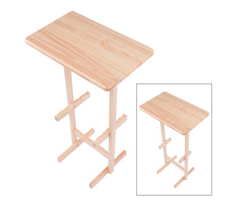 Riley Snack Table Rack, Natural