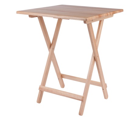 Delaney Folding Table, 30' High, 24' Wide, Natural