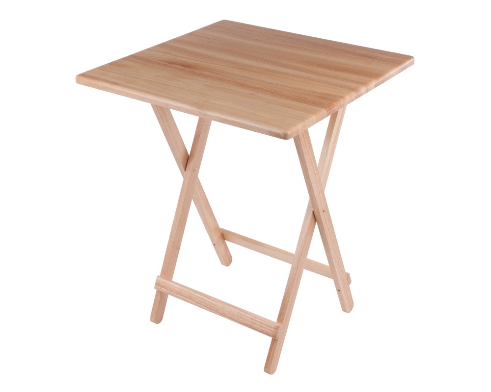 Delaney Folding Table, 30' High, 24' Wide, Natural