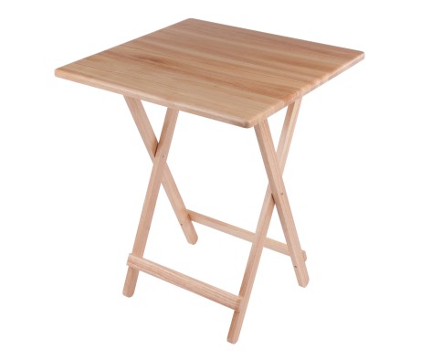 Delaney Folding Table, 30' High, 24' Wide, Natural