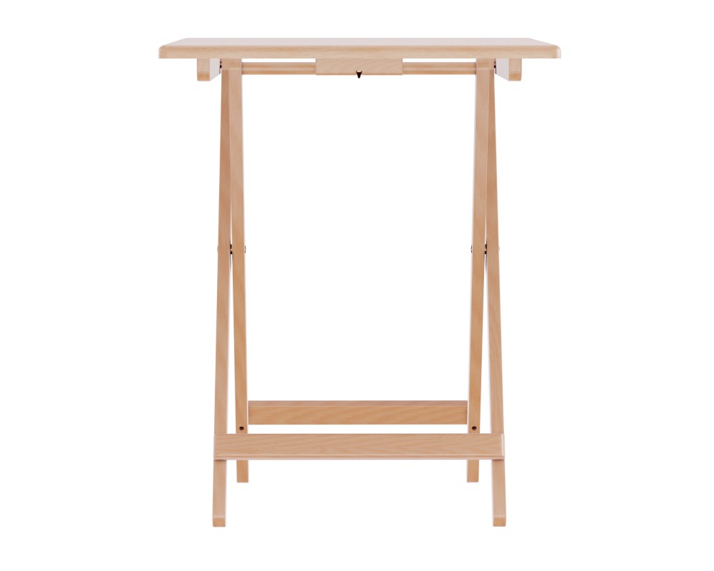 Delaney Folding Table, 30' High, 24' Wide, Natural