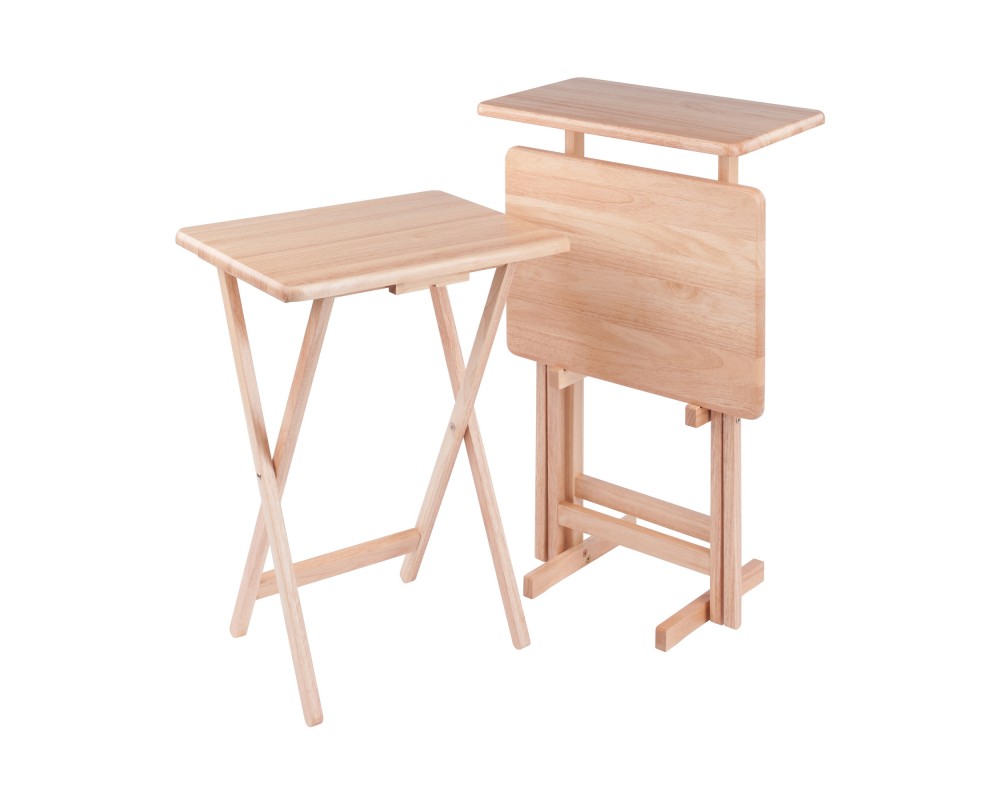 Riley 3-Pc Snack Table Set, Natural