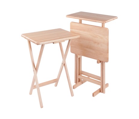 Riley 3-Pc Snack Table Set, Natural
