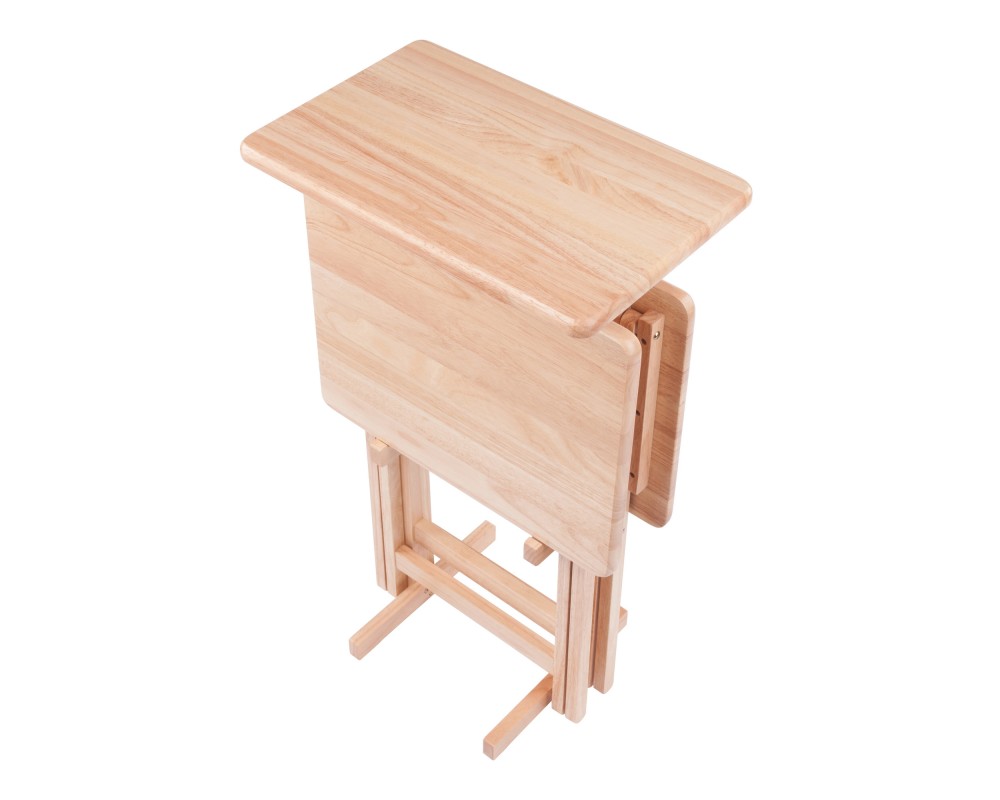 Riley 3-Pc Snack Table Set, Natural