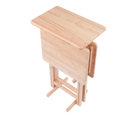 Riley 3-Pc Snack Table Set, Natural