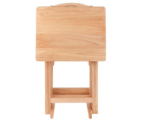 Alex 5-Pc Snack Table Set, Natural