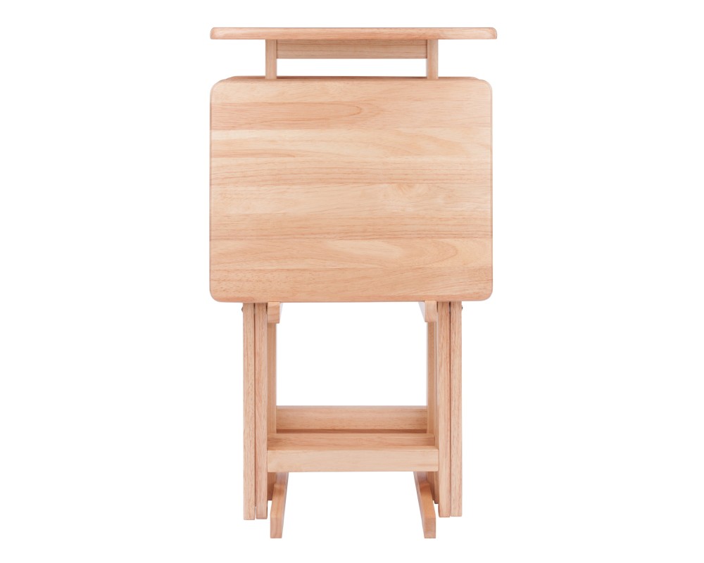 Riley 5-Pc Snack Table Set, Natural