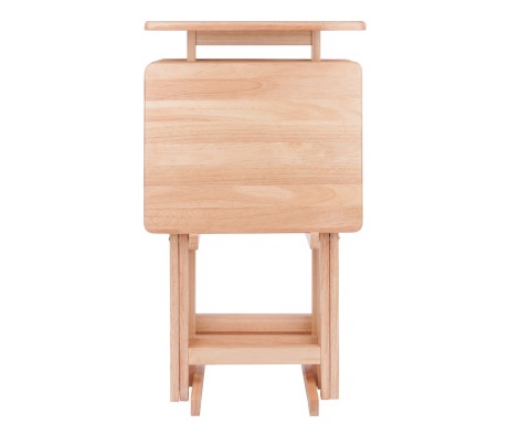 Riley 5-Pc Snack Table Set, Natural