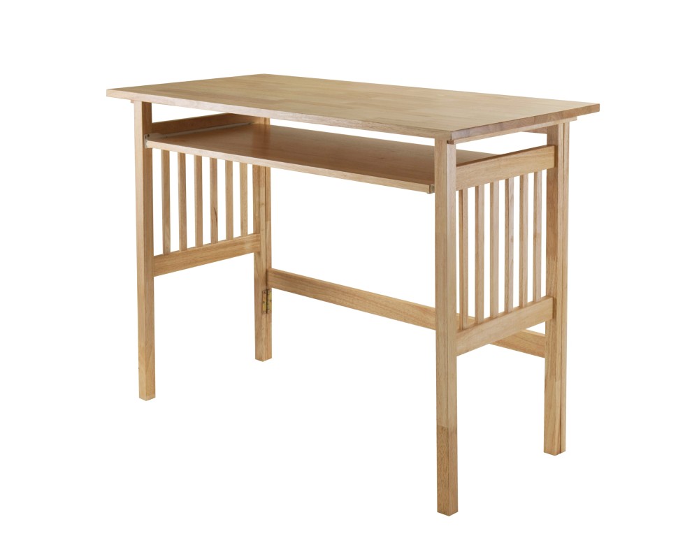 Mission Foldable Computer Desk, 40' Wide, 30' High, Natural