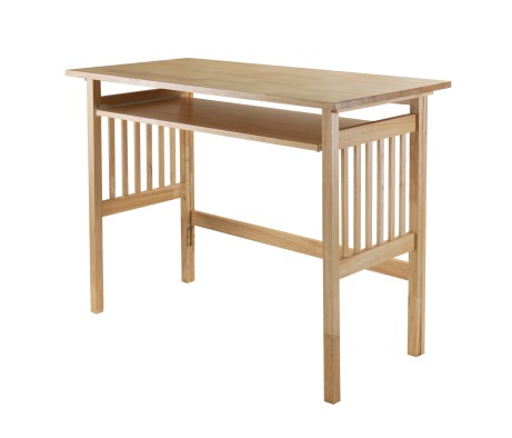 Mission Foldable Computer Desk, 40' Wide, 30' High, Natural