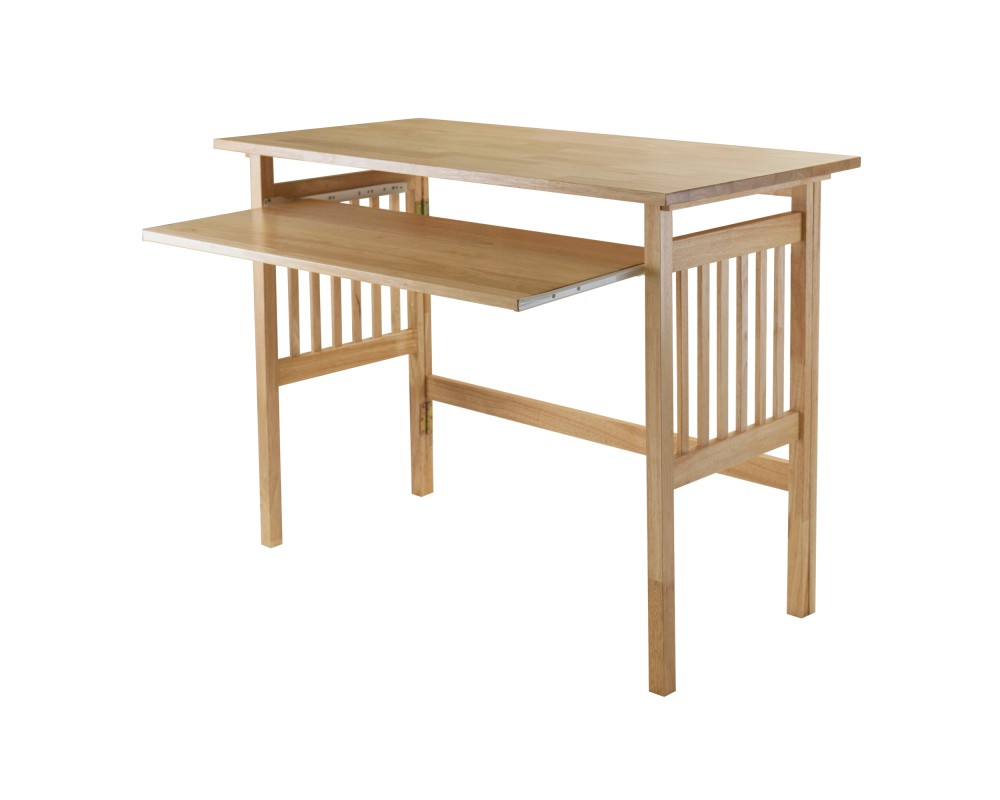 Mission Foldable Computer Desk, 40' Wide, 30' High, Natural