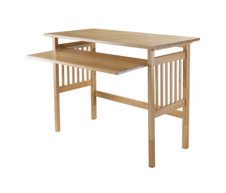 Mission Foldable Computer Desk, 40' Wide, 30' High, Natural