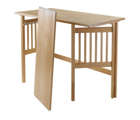 Mission Foldable Computer Desk, 40' Wide, 30' High, Natural