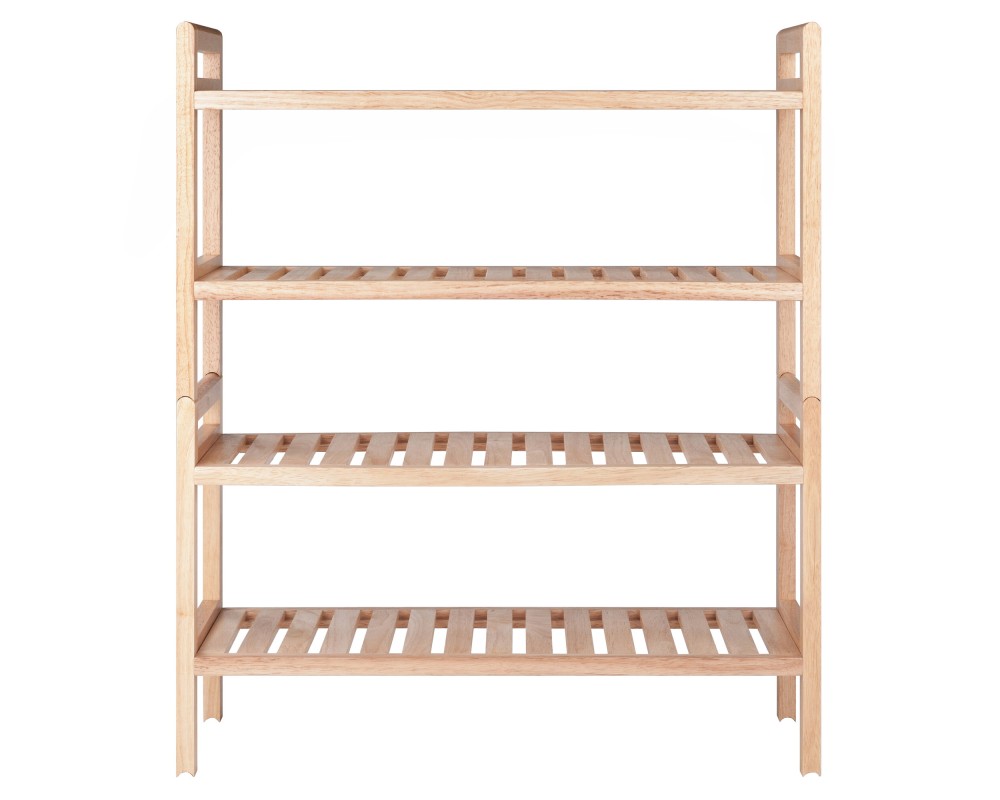 Mercury 2-Pc Stackable Shoe Rack Set, Natural
