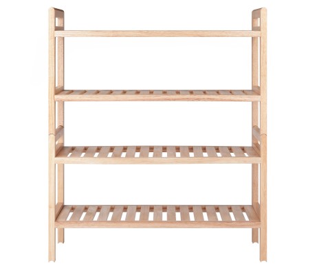 Mercury 2-Pc Stackable Shoe Rack Set, Natural