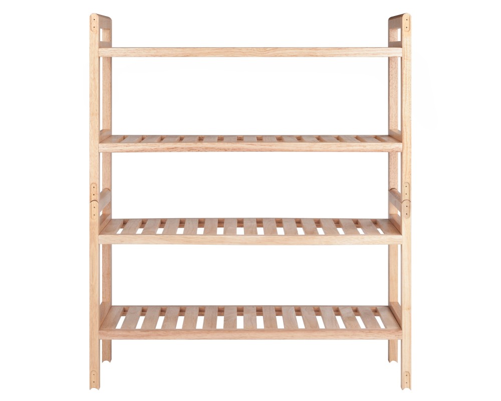 Mercury 2-Pc Stackable Shoe Rack Set, Natural