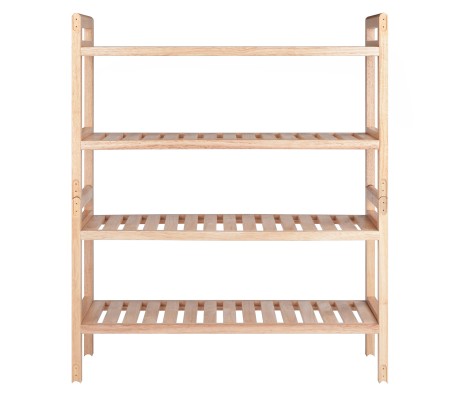 Mercury 2-Pc Stackable Shoe Rack Set, Natural