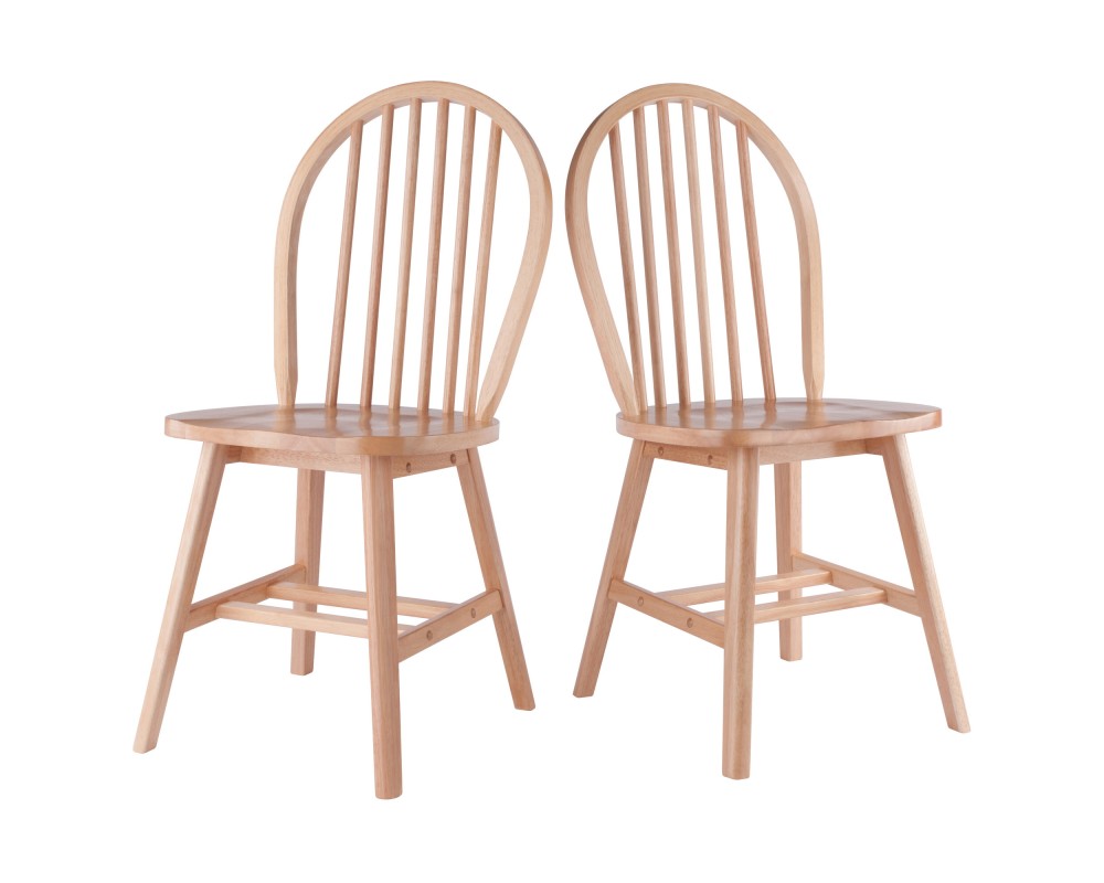 Windsor 2-Pc Chair Set, Natural