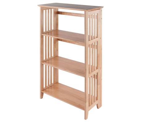 Mission 3-Section Foldable Shelf, Natural