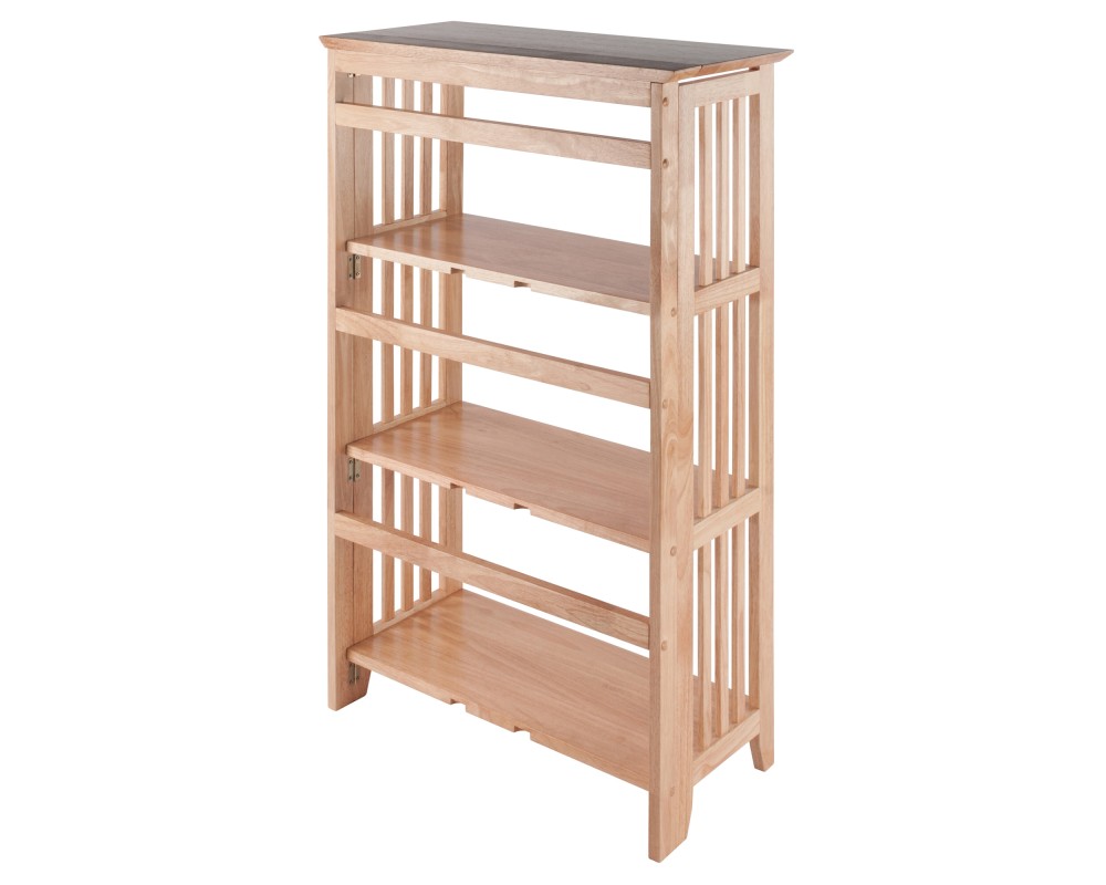 Mission 3-Section Foldable Shelf, Natural