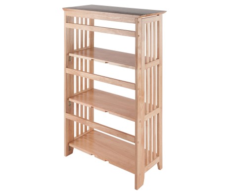 Mission 3-Section Foldable Shelf, Natural