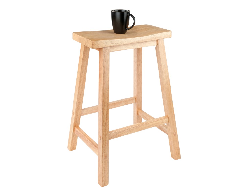 Satori Saddle Seat Counter Stool, Natural
