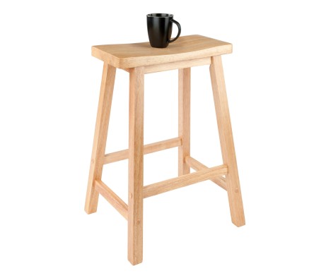 Satori Saddle Seat Counter Stool, Natural