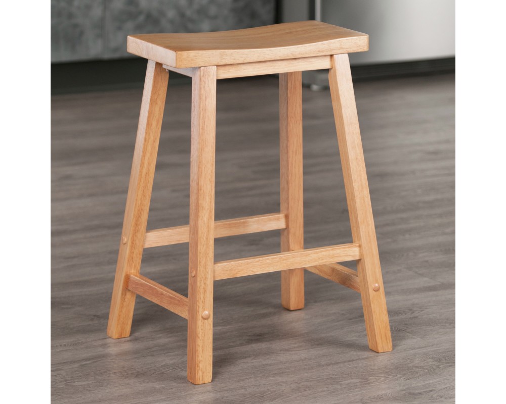 Satori Saddle Seat Counter Stool, Natural