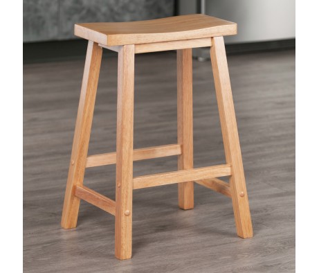 Satori Saddle Seat Counter Stool, Natural
