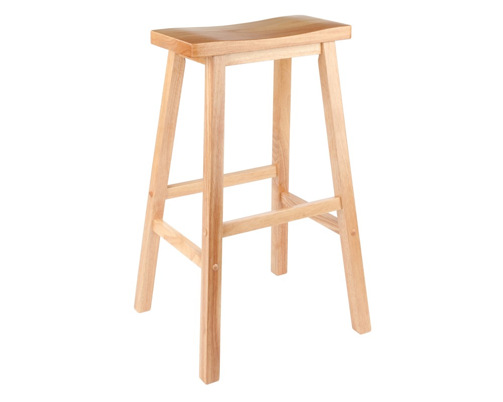 Satori Saddle Seat Bar Stool, Natural
