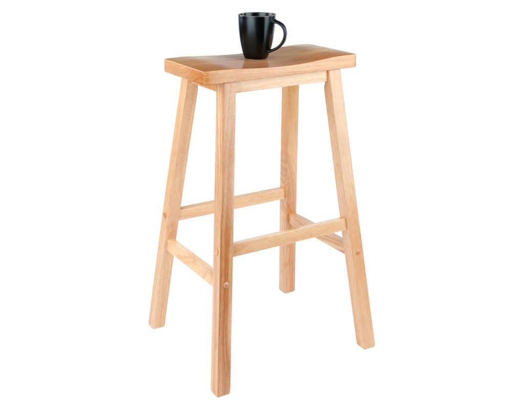 Satori Saddle Seat Bar Stool, Natural
