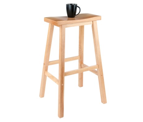 Satori Saddle Seat Bar Stool, Natural
