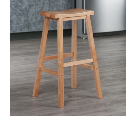Satori Saddle Seat Bar Stool, Natural