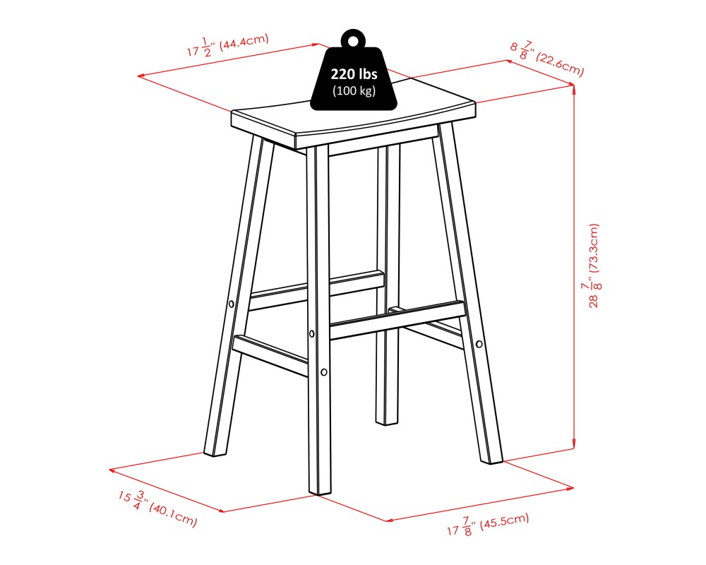 Satori Saddle Seat Bar Stool, Natural