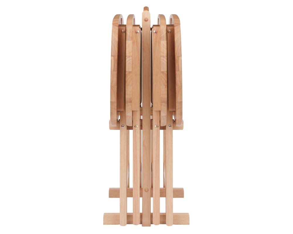 Lucca 5-Pc Snack Table Set, Natural