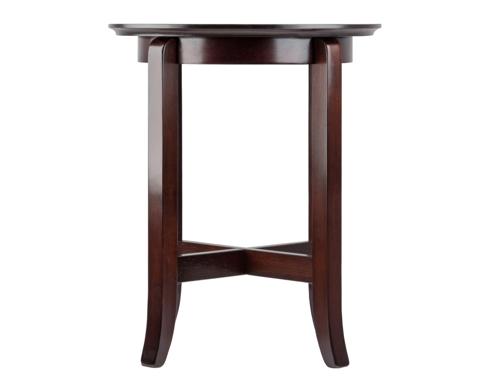 Toby Flared Leg End Table, Espresso