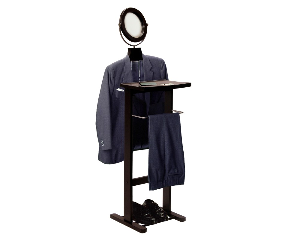 Carson Valet Stand, 56' High, Espresso