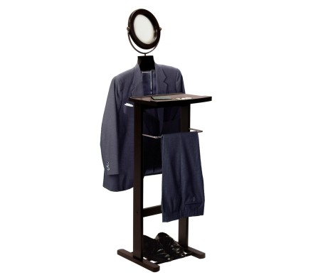 Carson Valet Stand, 56' High, Espresso