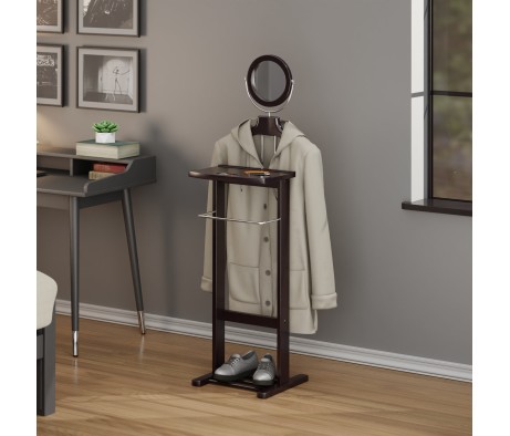 Carson Valet Stand, 56' High, Espresso