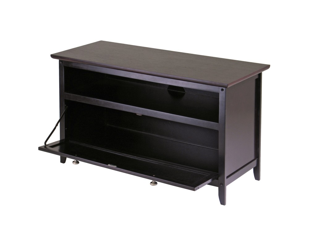 Zuri TV and Media Stand, Espresso