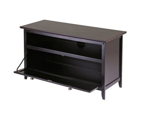 Zuri TV and Media Stand, Espresso