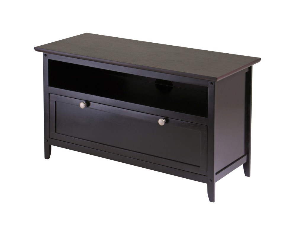 Zuri TV and Media Stand, Espresso