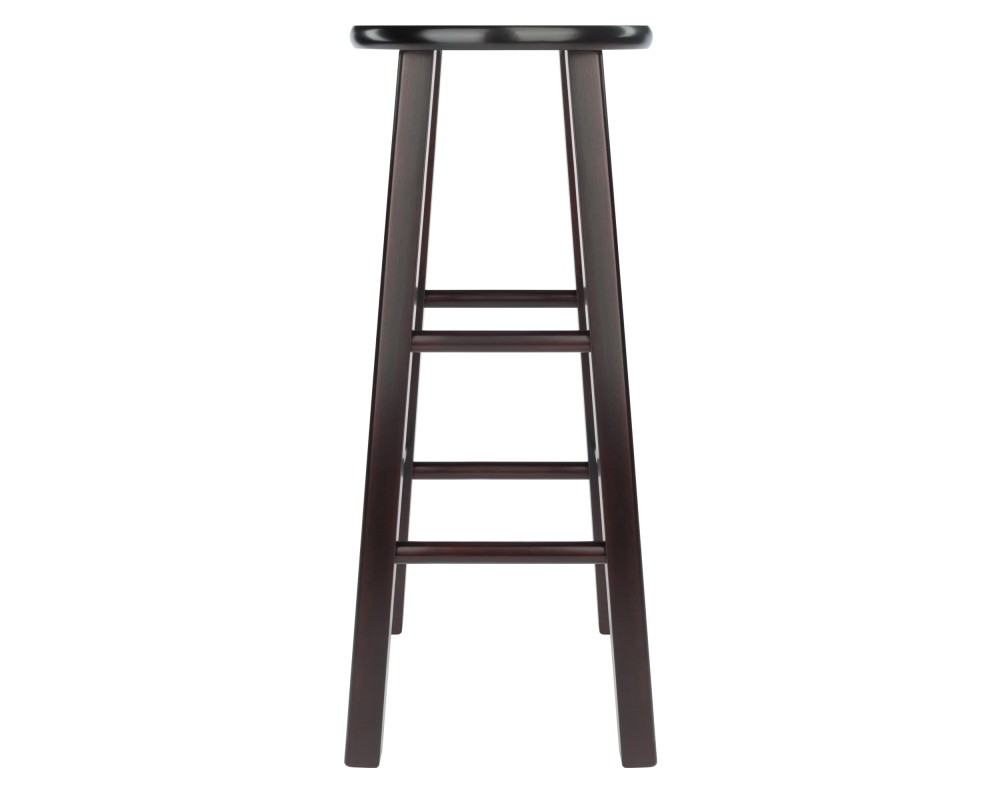 Element 2-Pc Square Leg Bar Stool Set, Espresso