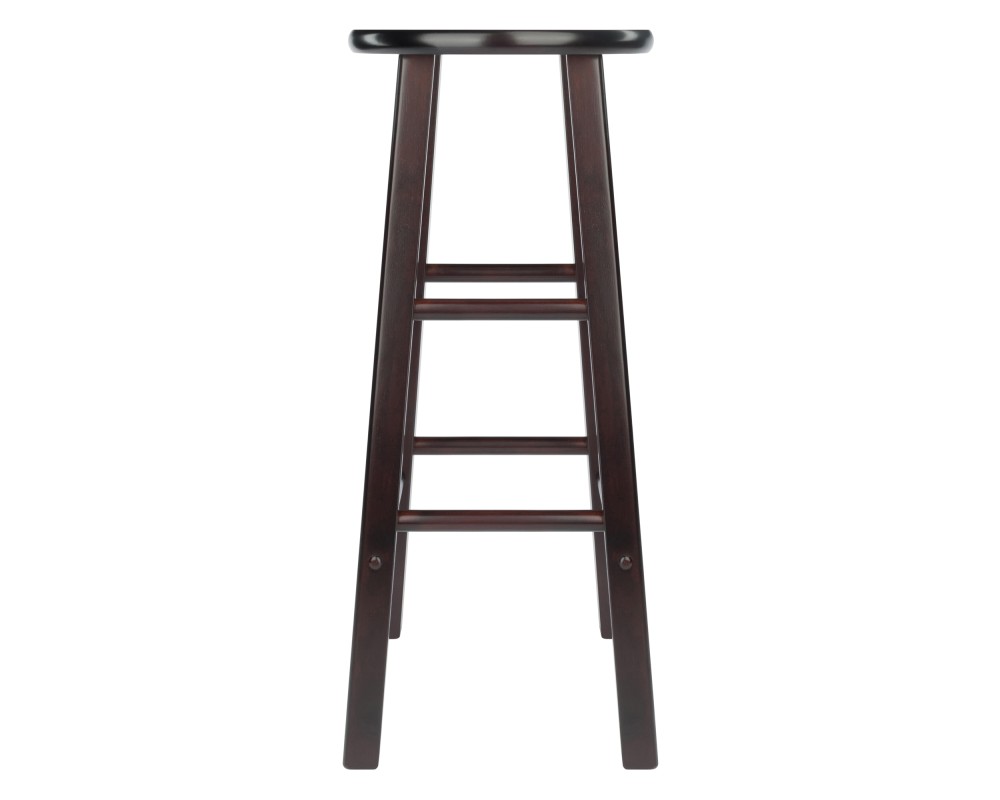 Element 2-Pc Square Leg Bar Stool Set, Espresso