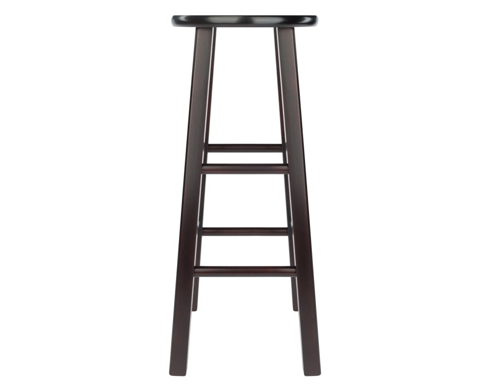Element 2-Pc Square Leg Bar Stool Set, Espresso