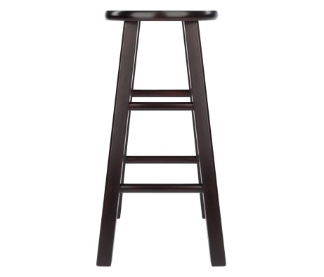 Element 2-Pc Square Leg Counter Stool Set, Espresso