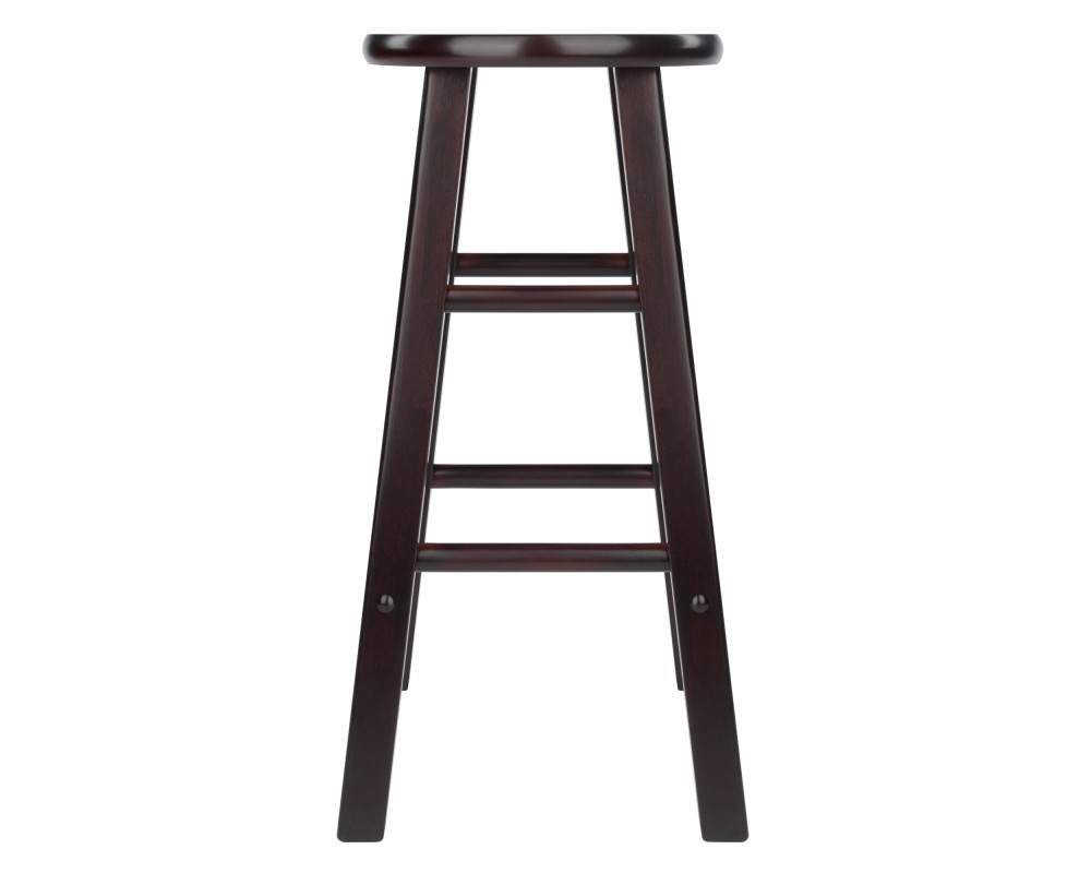 Element 2-Pc Square Leg Counter Stool Set, Espresso