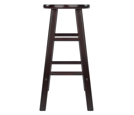 Element 2-Pc Square Leg Counter Stool Set, Espresso