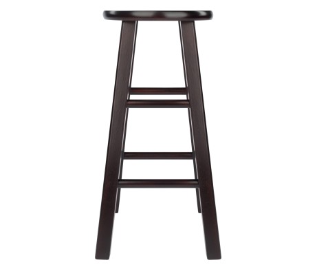 Element 2-Pc Square Leg Counter Stool Set, Espresso